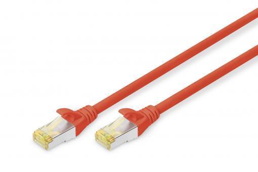 Патч-корд DIGITUS CAT 6a S-FTP, 0,5м, AWG 26/7, Cu, LSZH, червоний, фото 1