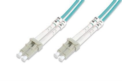 Патч-корд волоконно-оптичний DIGITUS LC/UPC-LC/UPC, 50/125, MM, OM3, duplex, 20м, фото 1