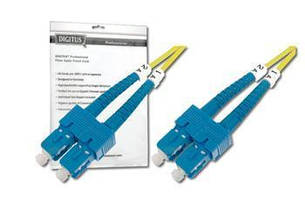 Патч-корд волоконно-оптичний DIGITUS SC/UPC-SC/UPC, 9/125, SM, OS2, duplex, 2м