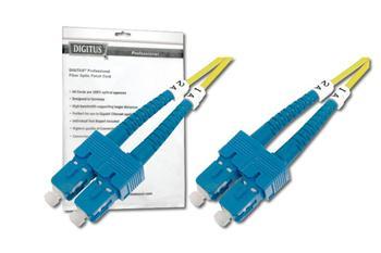 Патч-корд волоконно-оптичний DIGITUS SC/UPC-SC/UPC, 9/125, SM, OS2, duplex, 3м, фото 1