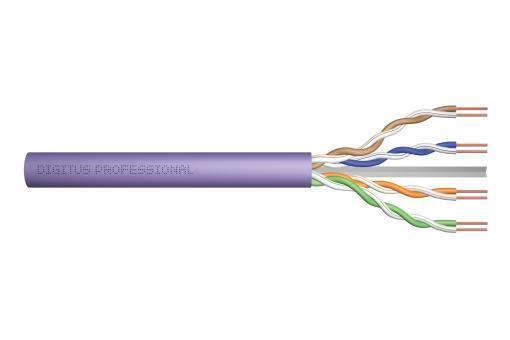 Кабель "вита пара" DIGITUS CAT 6 U-UTP, 100м, AWG 23/1, LSZH-1, фіолетовий, фото 1