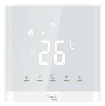 Wi-Fi терморегулятор 4HEAT AE-667 Boiler | Для сервоприводу/В підрозетник