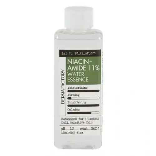 Тонер-есенція з центелою Derma Factory Niacinamide 11% Water Essense 150 мл