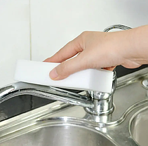 Меламінові губки гуртом 10х6х1.5 см, 1 шт., фото 3