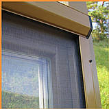 Москітна сітка 1.2х30 м (сіра) рулон, антимоскітна сітка для вікон, балконів, альтанок, антикішка, Shadow, фото 5