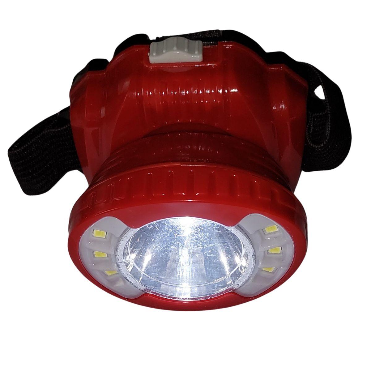 Ліхтарик налобний LED CR-123 на 3 батарейках АА, фото 1