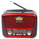 Портативне радіо GOLON RX-455S з МР3-плеєром, LED-ліхтарем Радіоприймач акумуляторний, фото 2