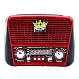 Портативне радіо GOLON RX-455S з МР3-плеєром, LED-ліхтарем Радіоприймач акумуляторний, фото 3