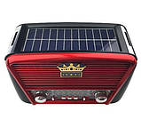 Портативне радіо GOLON RX-455S з МР3-плеєром, LED-ліхтарем Радіоприймач акумуляторний, фото 7