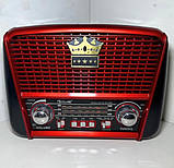 Портативне радіо GOLON RX-455S з МР3-плеєром, LED-ліхтарем Радіоприймач акумуляторний, фото 8