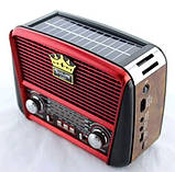 Портативне радіо GOLON RX-455S з МР3-плеєром, LED-ліхтарем Радіоприймач акумуляторний, фото 9