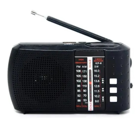 Компактний радіоприймач Golon ICF-8 з USB, чорний