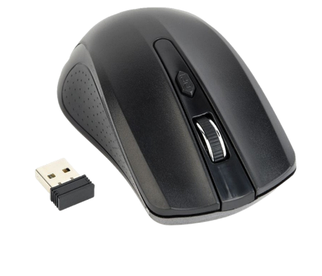 Миша бездротова Gembird MUSW-4B-04-GB Black+Grey, фото 1