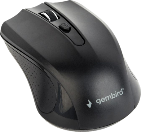 Миша бездротова Gembird MUSW-4B-04-GB Black+Grey, фото 2
