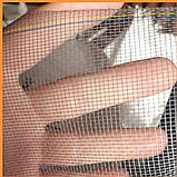 Москітна сітка 1.6х30 м (сіра) для вікон, балконів, альтанок, антимоскітна сітка Shadow, рулонні москітки, фото 3