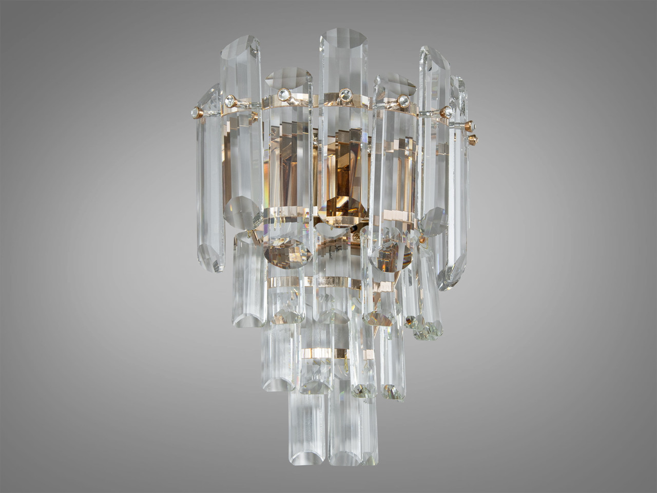 Кришталеве бра на 2 лампи золото Diasha 2020/2WSGD, фото 1