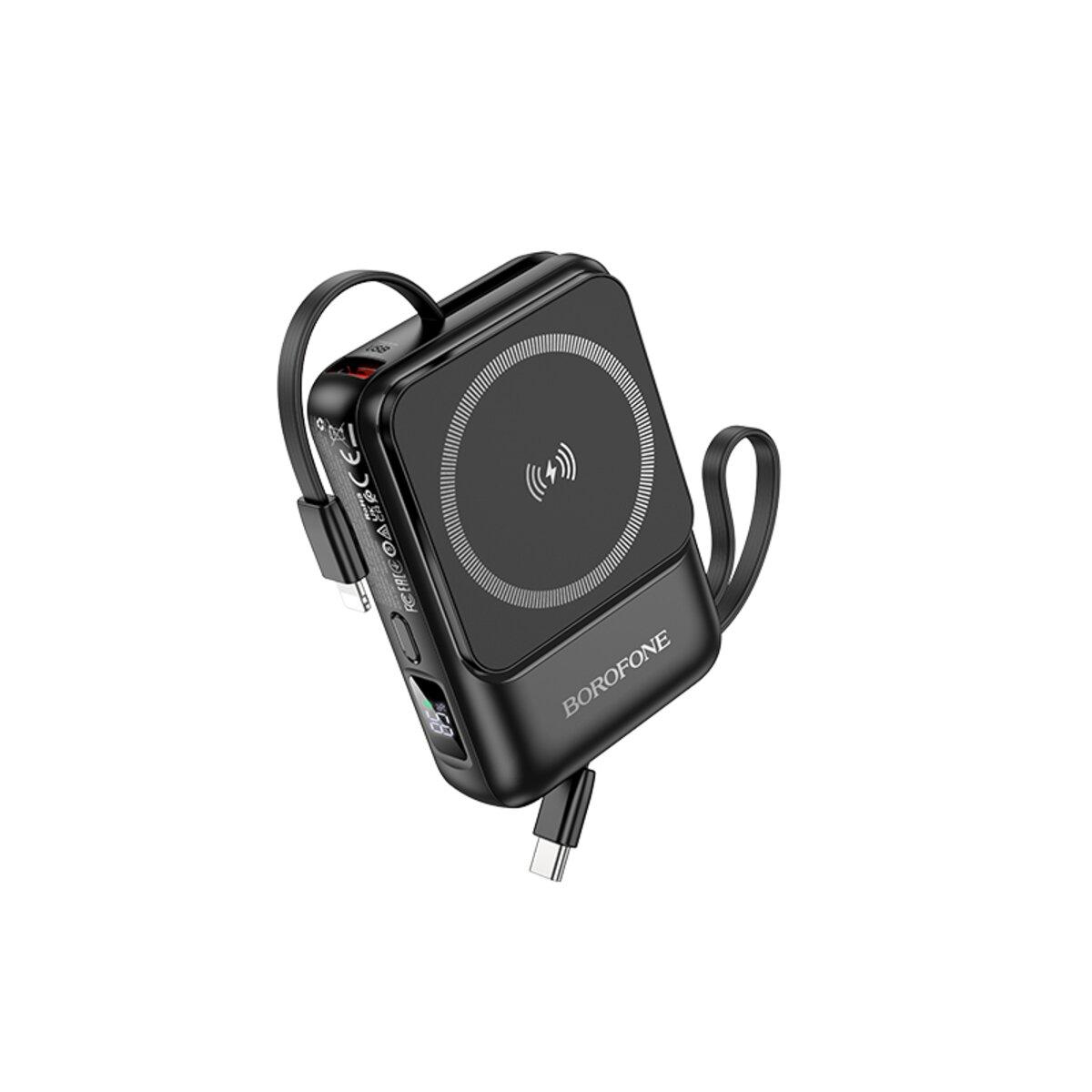 Зовнішній акумулятор BOROFONE BJ59 Refined 22.5W+PD20W fully compatible power bank with magnetic cable