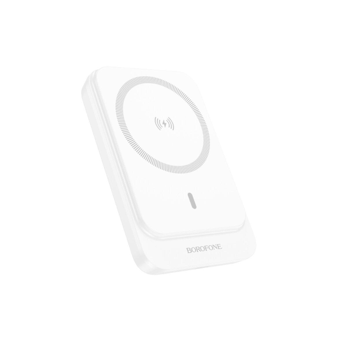 Зовнішній акумулятор BOROFONE BJ63A Nimble PD20W magnetic power bank(10000mAh) White