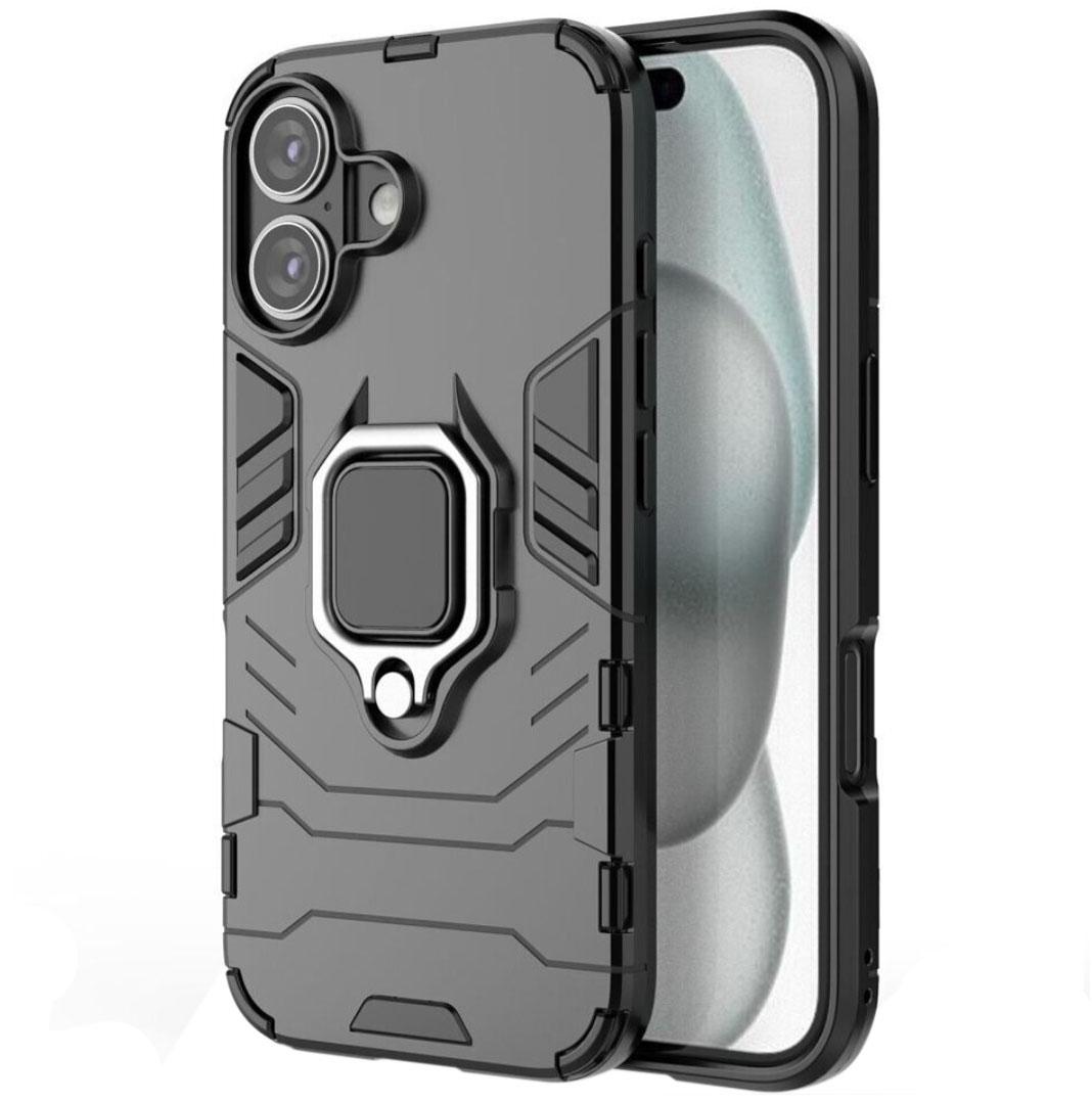 Чохол бампер Primolux Ring Armor для Apple iPhone 16 - Black