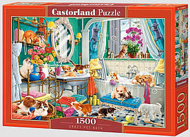 Пазл Переполох у ванній кімнаті 1500 деталей Castorland