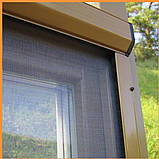 Москітна сітка 1.6х30 м (сіра) для вікон, балконів, альтанок, антимоскітна сітка Shadow, рулонні москітки, фото 5