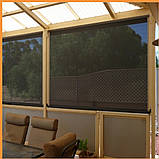 Москітна сітка 1.6х30 м (сіра) для вікон, балконів, альтанок, антимоскітна сітка Shadow, рулонні москітки, фото 8