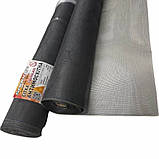 Москітна сітка 1.6х30 м (сіра) для вікон, балконів, альтанок, антимоскітна сітка Shadow, рулонні москітки, фото 9