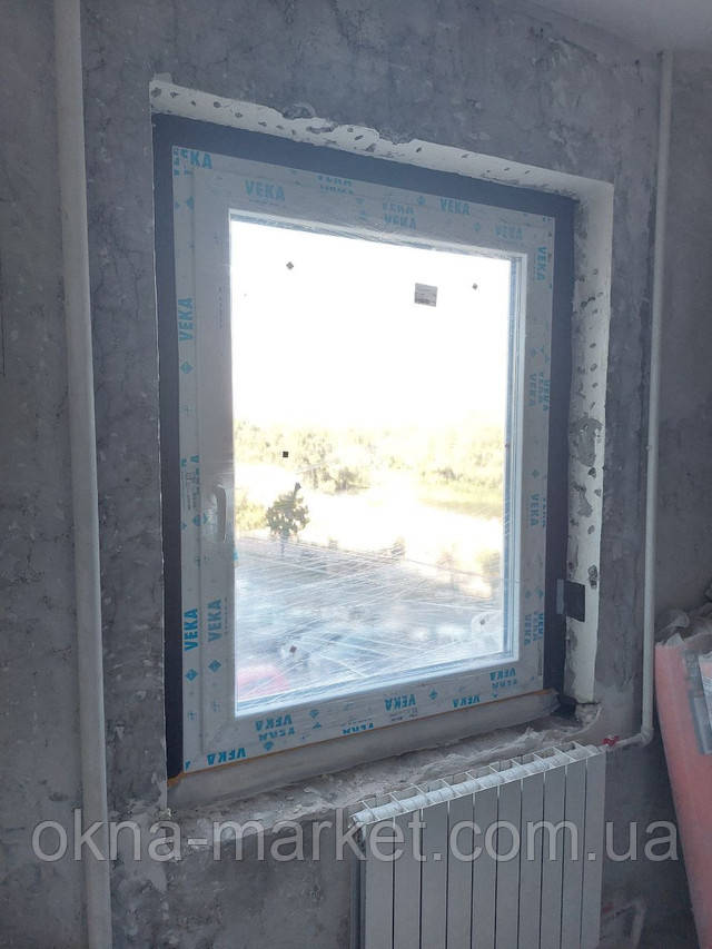Евромонтаж пластикового вікна Veka у Києві ⇨™Вікна Маркет