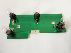 Плата задніх ліхтарів 2104 ліва в зборі з лампами (Лoго-Д) 21040-3716093