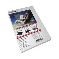 Обкладинки картонні А4 Agent глянсові 250г/м2 Білі 100шт (1523071)