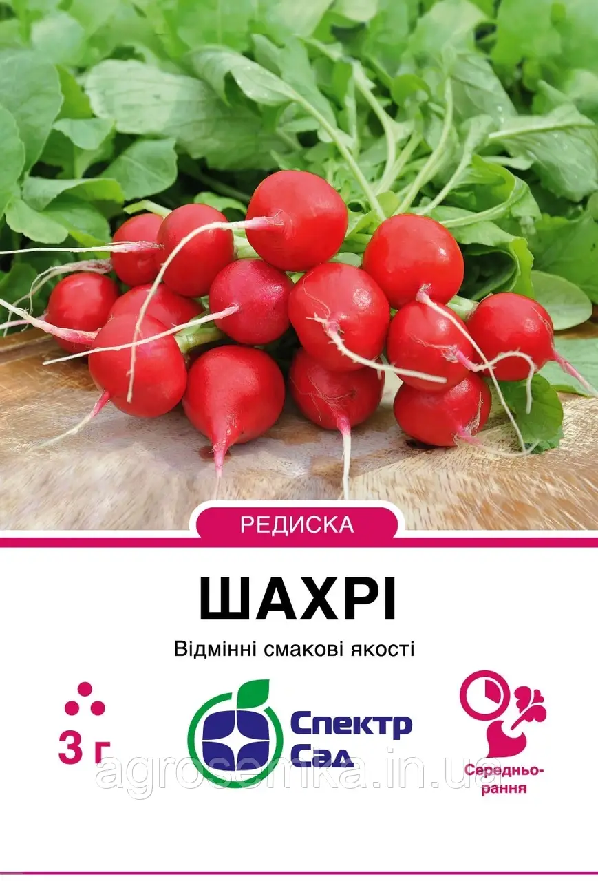 Редиска Шахрі F1, 3 г Спектр сад / Hazera