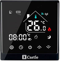 Терморегулятор програматор Castle AC8400H ЧОРНИЙ/ СРІБЛО/ БІЛИЙ