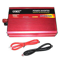 Перетворювач напруги автомобільний 2500W AC/DC AR 24V / Інвертор автомобільний / Автоінвертор
