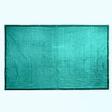 Затінювальна сітка 95% 6 м*6 м з люверсами для забору та захисту рослин від сонця, посилена, зелена, фото 5