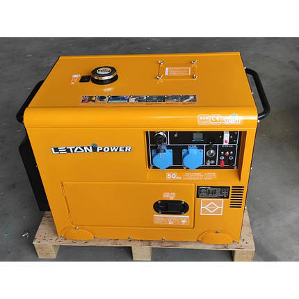 Безшумний дизельний генератор 6 кВТ LT600W, фото 1