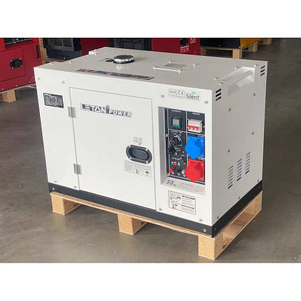 Безшумний дизельний генератор 10 кВТ LТ1200W, фото 1