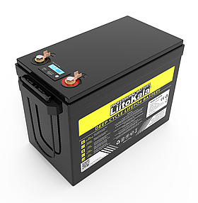 Акумулятор LiitoKala LiFePO4 LCD 24В 100Аг із вбудованим BMS