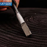 Огниво для розведення вогню LETGOS Magnesium Ferro Rod Fire Starter (10х100 мм) магнієве туристичне, Black, фото 7