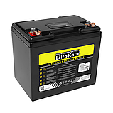 Акумулятор LiitoKala LiFePO4 12В 30Аг +LCD дисплей з вбудованим BMS Літій залізо фосфатний, фото 7