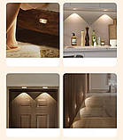 Мини світильник з датчиком руху NVC Lighting (3000К) компактний міні LED нічник на акумуляторі 400 мАч (3.7В), White, фото 4