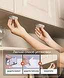 Мини світильник з датчиком руху NVC Lighting (3000К) компактний міні LED нічник на акумуляторі 400 мАч (3.7В), White, фото 5