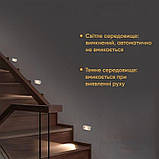 Мини світильник з датчиком руху NVC Lighting (3000К) компактний міні LED нічник на акумуляторі 400 мАч (3.7В), White, фото 6