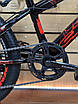 Дитячий велосипед 20" Corso Crank CR-20257 на зріст 110-125 см чорно-червоний, фото 11