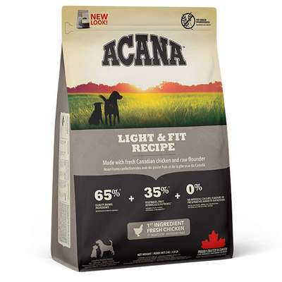 Сухий корм для дорослих собак з надмірною вагою Acana (Акана) Light & Fit Recipe з м'ясом курчат 2 кг