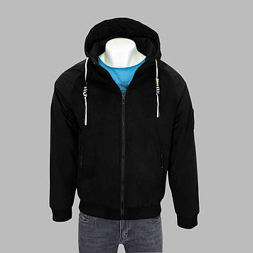 Куртка чоловіча M.A.D.I.S.S (міжсезонна) 5718 ЧОРНА 100% поліестер M(Р)