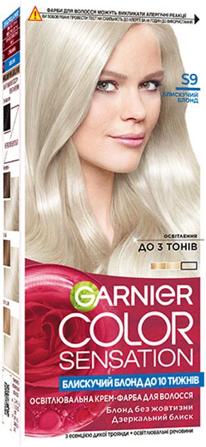 Фарба для волосся Garnier Color Sensation S9 Блискучий блонд