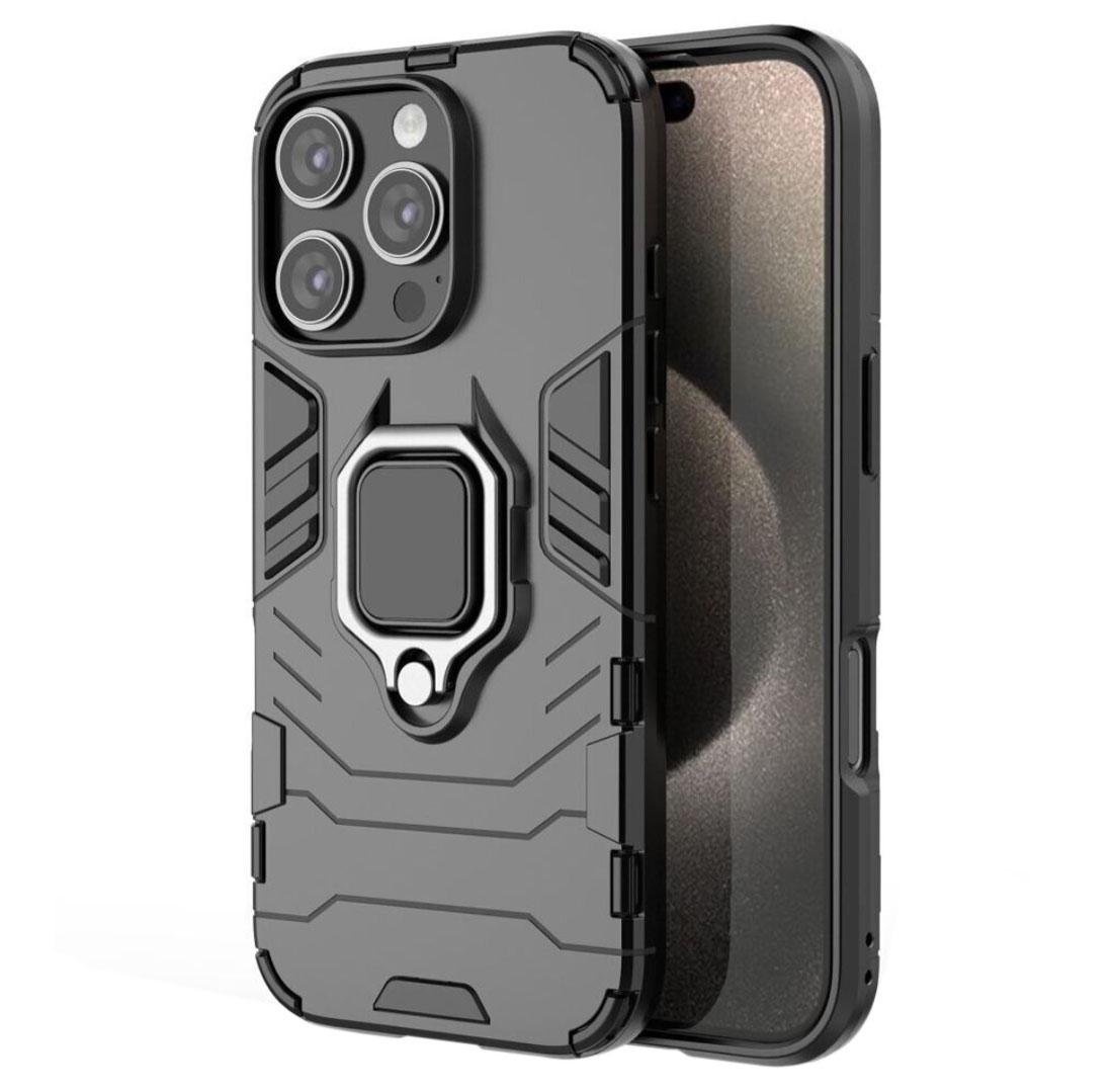 Чохол бампер Primolux Ring Armor для Apple iPhone 16 Pro Max - Black
