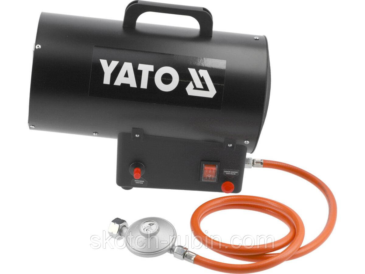 Нагрівач газовий YATO : 15 кВт, 230В,  25 Вт 320 м³/год