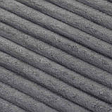 Коврик Шарпей 200х150см серый с рельефными полосками, фото 3