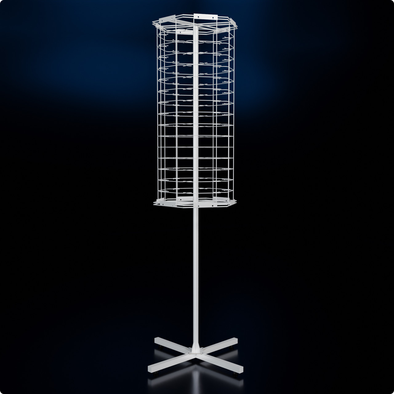 Стійка обертова розбірна MONO-90 H1470 D540 полети для окулярів зйомні. Торгова стійка під окуляри, стенд для розпродажу окулярів, фото 1